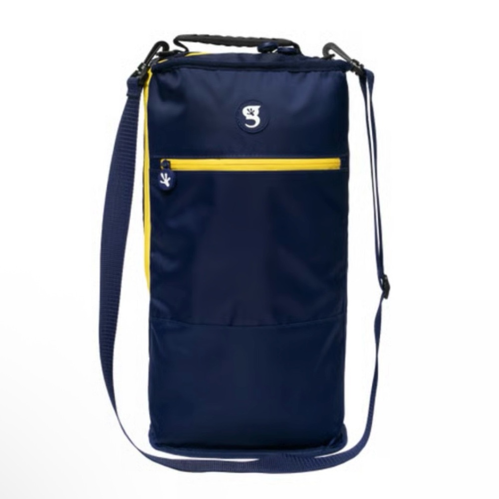 geckobrands Verticool Cooler Bag – Holds 9 Cans or 2 Wine Bottles - Navy NEW!